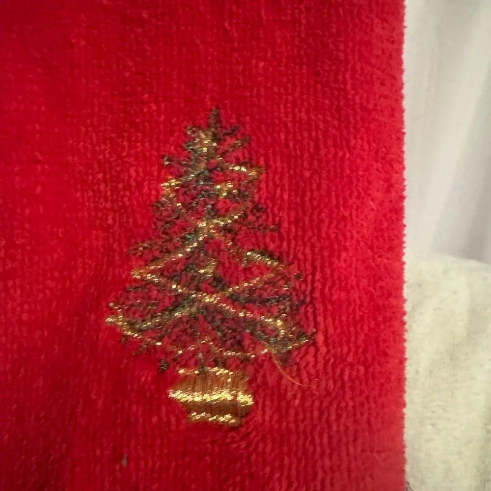 Vintage Christmas hand towels